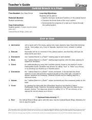 What about criminal versus civil cases? Judicial Branch In A Flash Pdf Teacher U2019s Guide Judicial Branch In A Flash Learning Objectives Students Will Be Able To Identify The Basic Levels And Course Hero