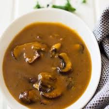 Www Countrysidecravings Com Wprm Print 10832 Mushroom Gravy Mushroom Gravy Recipe Stuffed Mushrooms