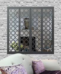 Security Shutter In Arabic Geometric Design Security Shutters Interior Shutters Interior Window Shutters