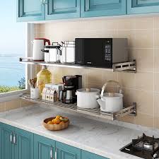 Maybe you would like to learn more about one of these? Stainless Steel Metal Kitchen Shelf Wall Mounted Rack Microwave Oven Stand From China Tradewheel Com