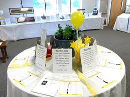 Silent auction table setup is a crucial step toward piquing the interest of your bidders. Michelle Paige Blogs Decorate A Fundraising Auction For Cheap