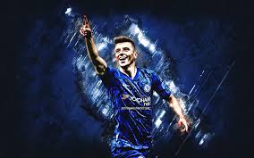 View the player profile of chelsea midfielder mason mount, including statistics and photos, on the official website of the premier league. Download Wallpapers Mason Mount Chelsea Fc English Footballer Midfielder Portrait Blue Stone Background Football Premier League For Desktop Free Pictures For Desktop Free