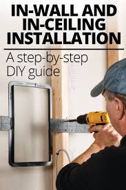 In Wall And Ceiling Speaker Placement And Installation Ceiling Speakers Home Theater Home Theater Installation