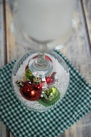 Diy Christmas Wine Glass Candle Holder Mommy Needs A Bottle
