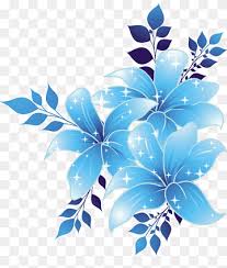 Blue vintage european floral pattern. Blue Flower Border Png Images Pngwing