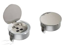 Floorb1 Recessed 13a Socket Switched With 2 Usb Charger Ports 5v Dc 2 1a For Desktop And Countertop Sockets Electrical Socket Usb Chargers