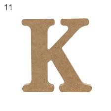 K, or k, is the eleventh letter of the modern english alphabet and the iso basic latin alphabet. Buy 1pc Birthday Wood Color English Alphabet Name Design Standing Wooden Letters 10cm Handicrafts At Affordable Prices Free Shipping Real Reviews With Photos Joom