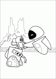 Letting a few simple lines on the page take over and become a vivid picture. Coloring Page Wall E Coloring Pages 41