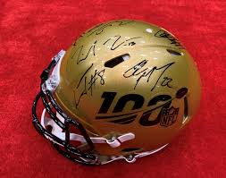 Peterson is unsigned with training camp days away after rushing for 604 yards with the. Nfl Auction Nfl Honors Multi Signed Nfl 100 Helmet Signed By Lamar Jackson Kyler Murray Stephon Gilmore Calais Campbell Christian Mccaffrey Adrian Peterson And More The Money Raised In This