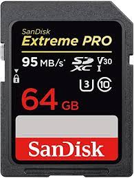 I upgraded cameras and a new camera deserves a new sd. Sandisk Extreme Pro 64 Gb Sdxc Speicherkarte Bis Zu 95 Amazon De Computer Zubehor