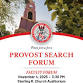 Provost Search Forum for Faculty event in Cedar City, UT