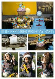 7th Birthday Party Theme Ideas For Boy This Little Explorer Birthday Party Theme Is Perfect For Any Little Boy Little Boys Are Explorer Birthday Party Childrens Birthday Party Boy Birthday Parties