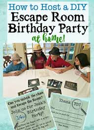 I have to admit, when i first heard about the concept of an escape room, i got really geeky and excited. How To Throw An Escape Room Birthday Party At Home Momof6