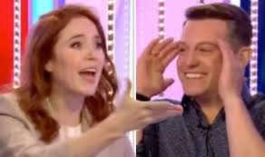 The One Show Angela Scanlon unimpressed by Matt Baker's music blunder