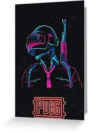 Pubg Phone Cover Neon Art Logo Greeting Card By Drugstore91 In 2021 Neon Light Wallpaper Superhero Wallpaper Iphone New Wallpaper Hd