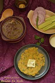 Makki De Roti Maize Flour Flatbread Roti Indian Bread Flatbread