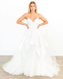 Showcasing newest collections from top designers. Hayley Paige Domino Gown