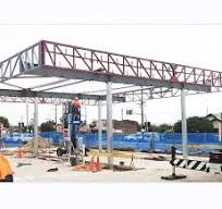 Hot Sell Non-Welding Prefab Steel Structure Canopy Petrol Gas Station Design