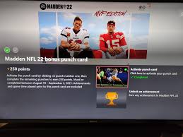 In madden nfl 22, all you need to do is collect the other 19 trophies detailed below. Uk New Madden 22 Punch Card Earn An Achievement For 250 Pts R Microsoftrewards