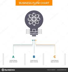Idea Innovation Light Solution Startup Business Flow Chart