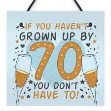 70th birthday gift ideas, see our large range of 70th birthday gift ideas shipped daily worldwide backed by our 100% guarantee. Funny 70th Birthday Card 70th Birthday Presents For Women Men