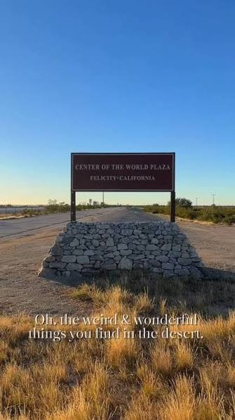 Who knew? The center of the world, is on the southern border of California/  Arizona. 📍🌎, #california #desert #history #centeroftheworld #border  #felicity #dronevideo #arizona #yuma