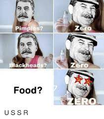 Pimples Zero Blackheads Zero Food Ero Food Meme On Awwmemes Com