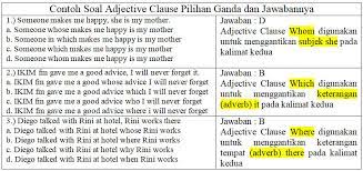 Contoh soal degree of comparison abc dan essay beserta jawabannya a. Contoh Soal Adjective Clause Pilihan Ganda Dan Jawabannya Khoiri Com