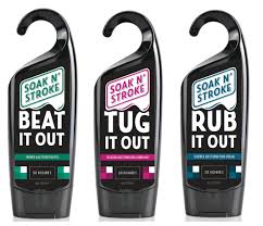 Sir Richard S Soak N Stroke Self Play Lubes Shampoo Bottles Design Lubricant Gel