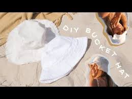Diy Simple Bucket Hat In 2020 Diy Summer Clothes Upcycle Clothes Diy Diy Fashion Clothing