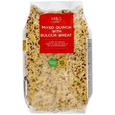 It originates in middle eastern cuisine. M S Mixed Quinoa With Bulgur Wheat Ocado