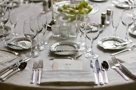 Hosting The Dinner Set A Formal Table To Look Like A Pro Dinner Table Setting Proper Table Setting Dinner Sets