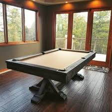 Plank Hide Thomas 8 Slate Pool Table With Professional Installation Included Wayfair In 2020 Pool Table Slate Outdoor Pool Table Modern Pool Table