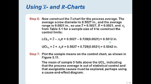 chapter 3 control chart exercises 1 5