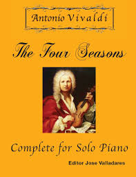 Antonio vivaldi, italian composer and violinist who left a decisive mark on the form of the concerto and the style of late baroque instrumental music. Antonio Vivaldi The Four Seasons Complete For Solo Piano Valladares Jose Vivaldi Antonio Amazon De Bucher
