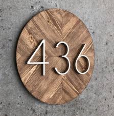 House Number Plaque House Numbers House Number Wood House Number Sign Modern House Number Modern House Numbers Sign House Numbers Diy House Number Plaque