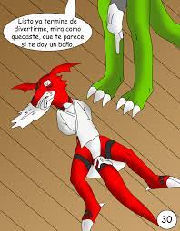 anal color comic crocodile cum digimon dragon forced furry gag  gay guilmon high resolution karate male no humans penetration rape reptile  scalie sex spanish text text 