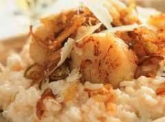 Risotto Aux Saint Jacques Et Aux Asperges Recettes Recette Recette Risotto Recette Recettes De Cuisine