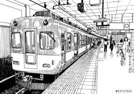 Subway Train Cerca Con Google Arte En Perspectiva Dibujo Perspectiva Dibujo Tren