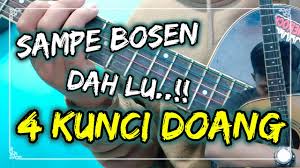 E a d g b e. Lagu Yang Paling Gampang Kunci Gitarnya Cuma 4 Kunci Gitar Youtube