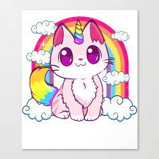 We did not find results for: Cute Unicorn Cat Adorable Smiling Rainbow Kitty Canvas Print By The Perfect Presents Society6