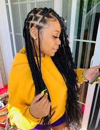 Braided Hairstyles Good For Swimming Braided Hairstyles 2 Braids Braid Dance Hairstyles Braide In 2020 Braided Hairstyles Box Braids Hairstyles Natural Hair Styles
