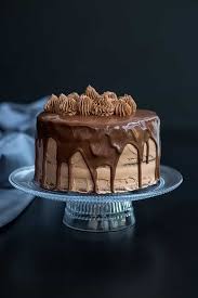 The Ultimate Chocolate Nutella Layer Cake With Three Fudgy Layers Of Chocolate Sponge Whipped Nutella In 2020 Nutella Cake Ultimate Chocolate Cake Chocolate Nutella