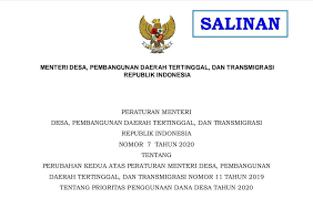 Karena saya yakin,.jika dalam anggaran pendapatan dan belanja desa anda yang telah anda syahkan bersama bpd dan kemudian di croscheck kembali serta nilai upah belum mencukupi paling sedikit 30% pasti apbdes anda akan di tolak oleh pihak pmd. Prioritas Penggunaan Dana Desa Tahun 2020 Menurut Permendesa Pdtt Nomor 7 Tahun 2020 Blog Paperplane
