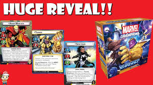 Spectrum and adam warlock join the players' roster. The Mad Titan S Shadow Huge Marvel Champions Reveal Thanos Much More Youtube