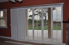 We hope that you will find inspiration here! Sliding Shutters Bypass Is A Multiple Shutter Track System Contemporary Living Room Orlando By Gator Blinds Houzz