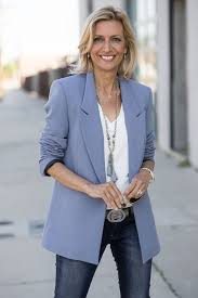 Debuting Our Brand New Colonial Blue Blazer Jacket Society Blazer Outfits Blazer Jackets For Women Blue Blazer