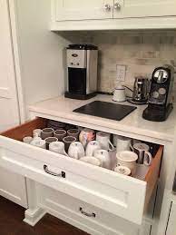 Place this corner bar cabinet in a modern farmhouse home to lend a charming country style. Coffee Corner Kitchencabinetsexpress Bars For Home Kitchen Design Coffee Bar Home