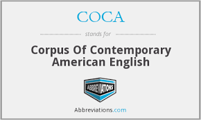 Coca Corpus Of Contemporary American English