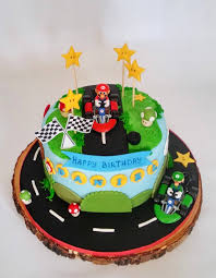 This is a personalized super mario bros cake topper centerpiece everything is hand made and painted this. Cakesophia Super Mario Cake